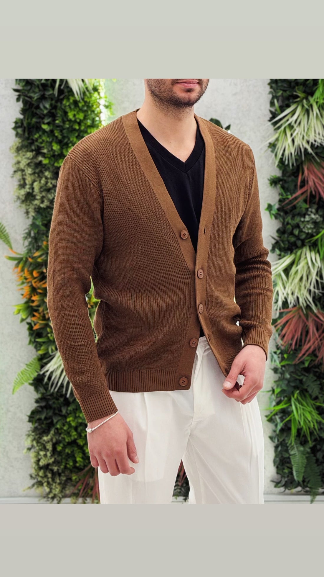 Cardigan Monopetto Filo*