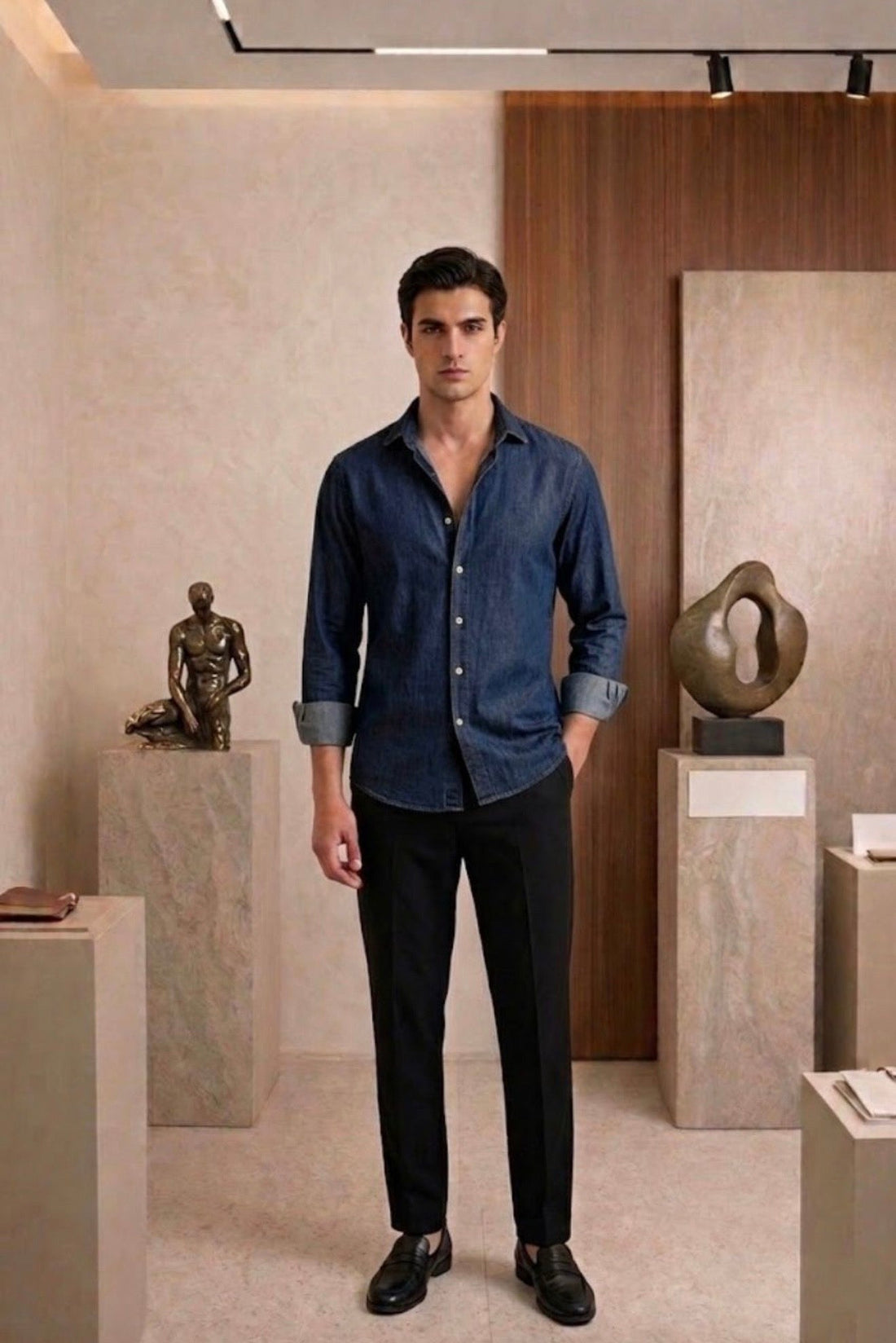 Camicia Denim Sartoriale