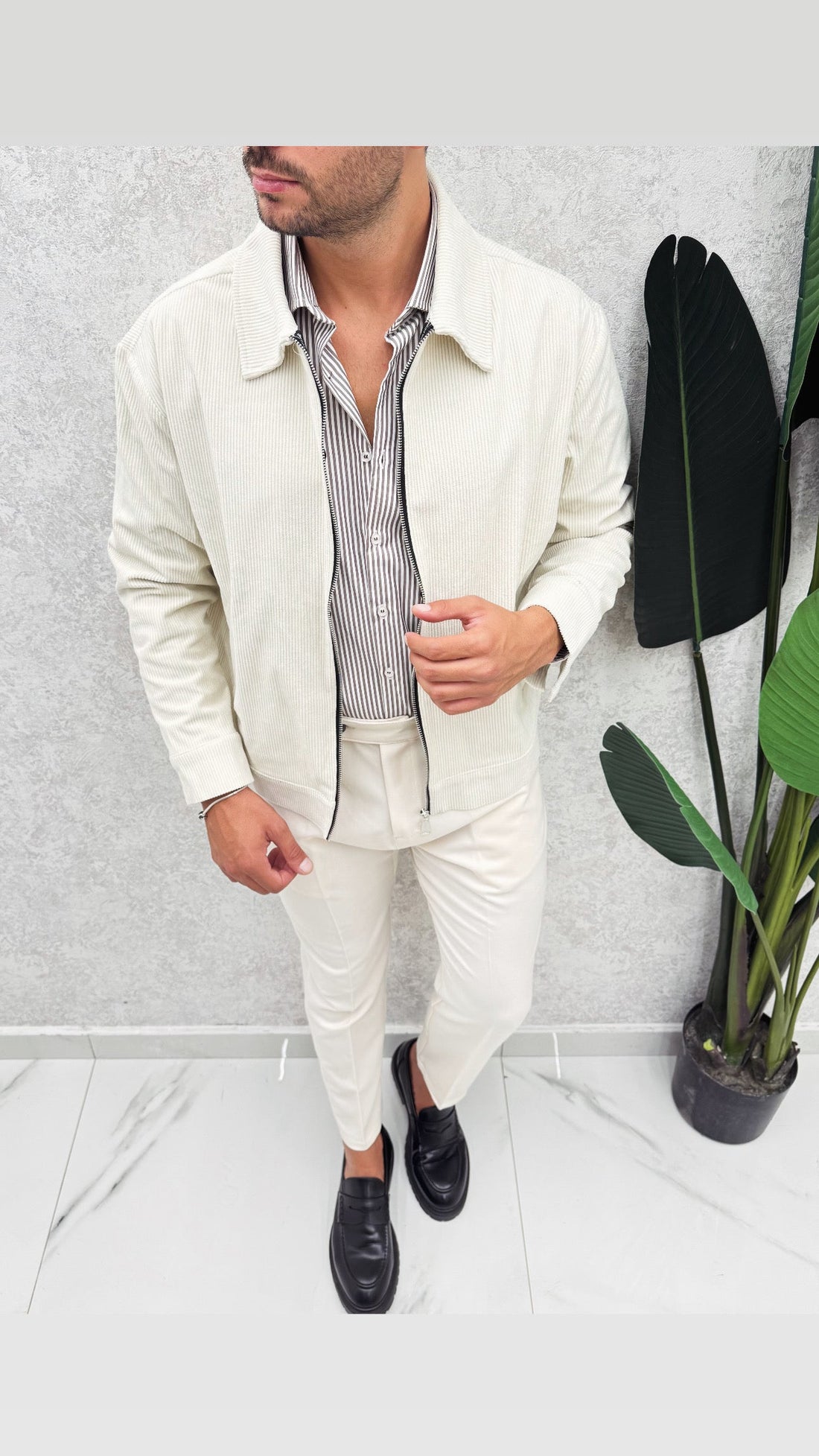 Jacket Milano Costine Velluto