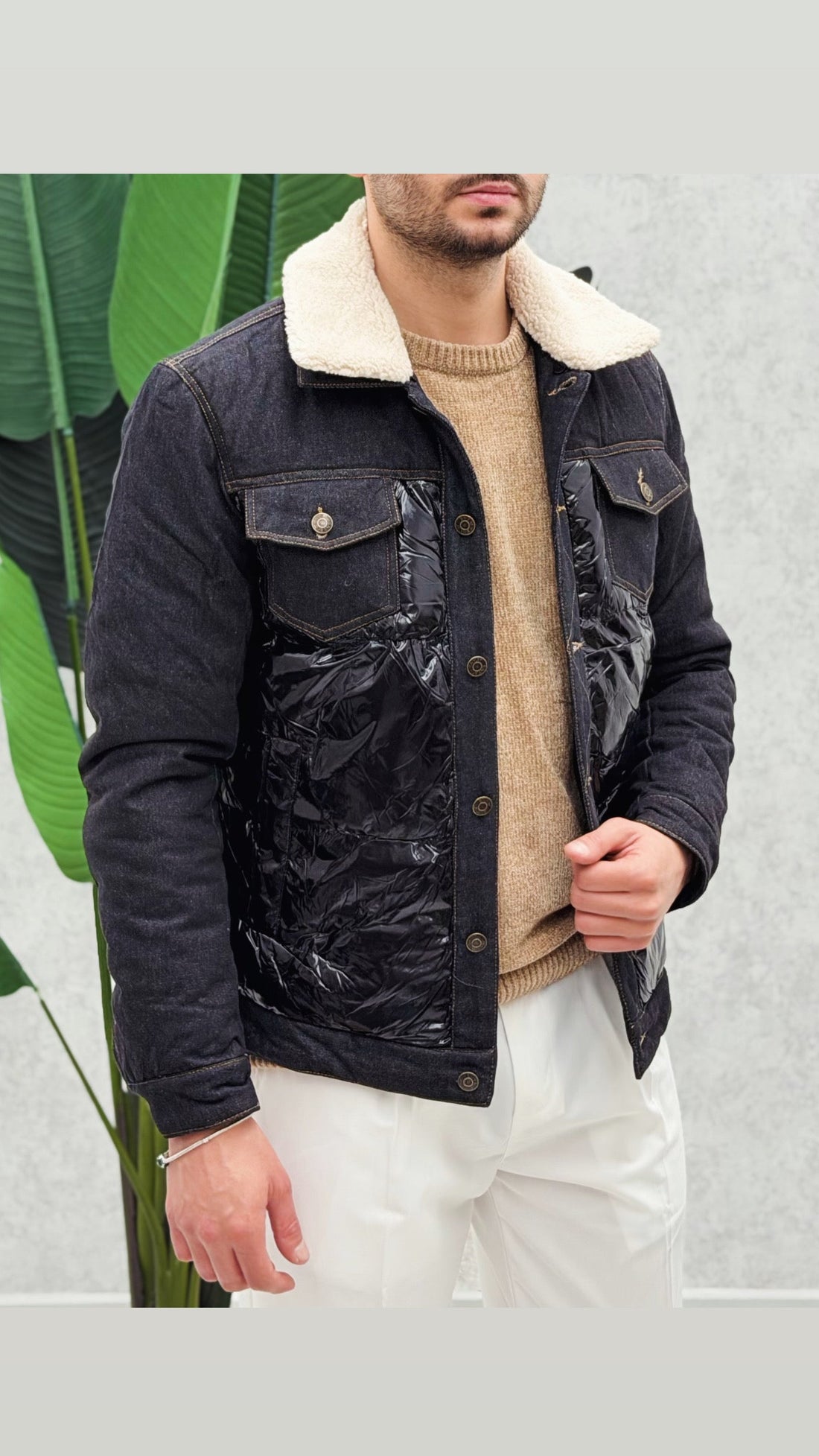 Montone Bomber Lucido