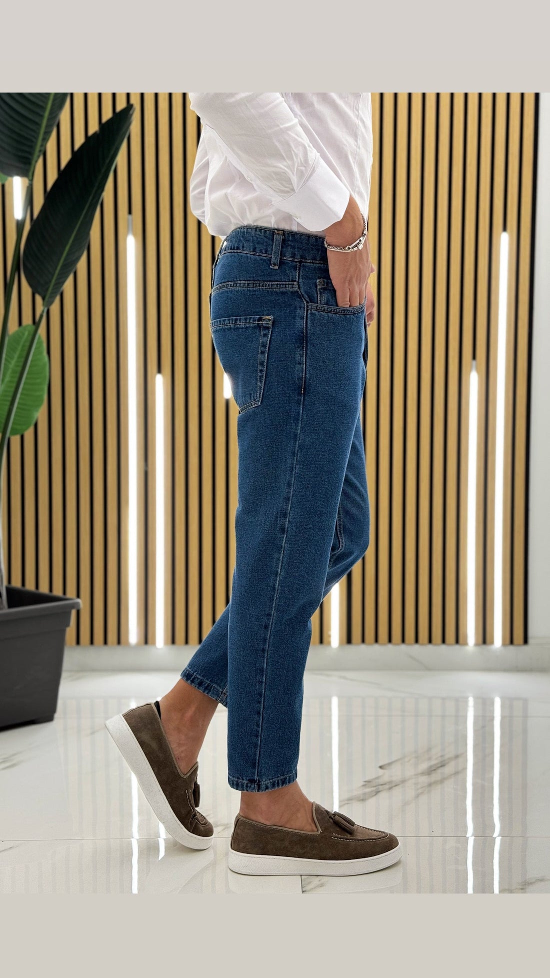 Jeans Basic Capri Fit