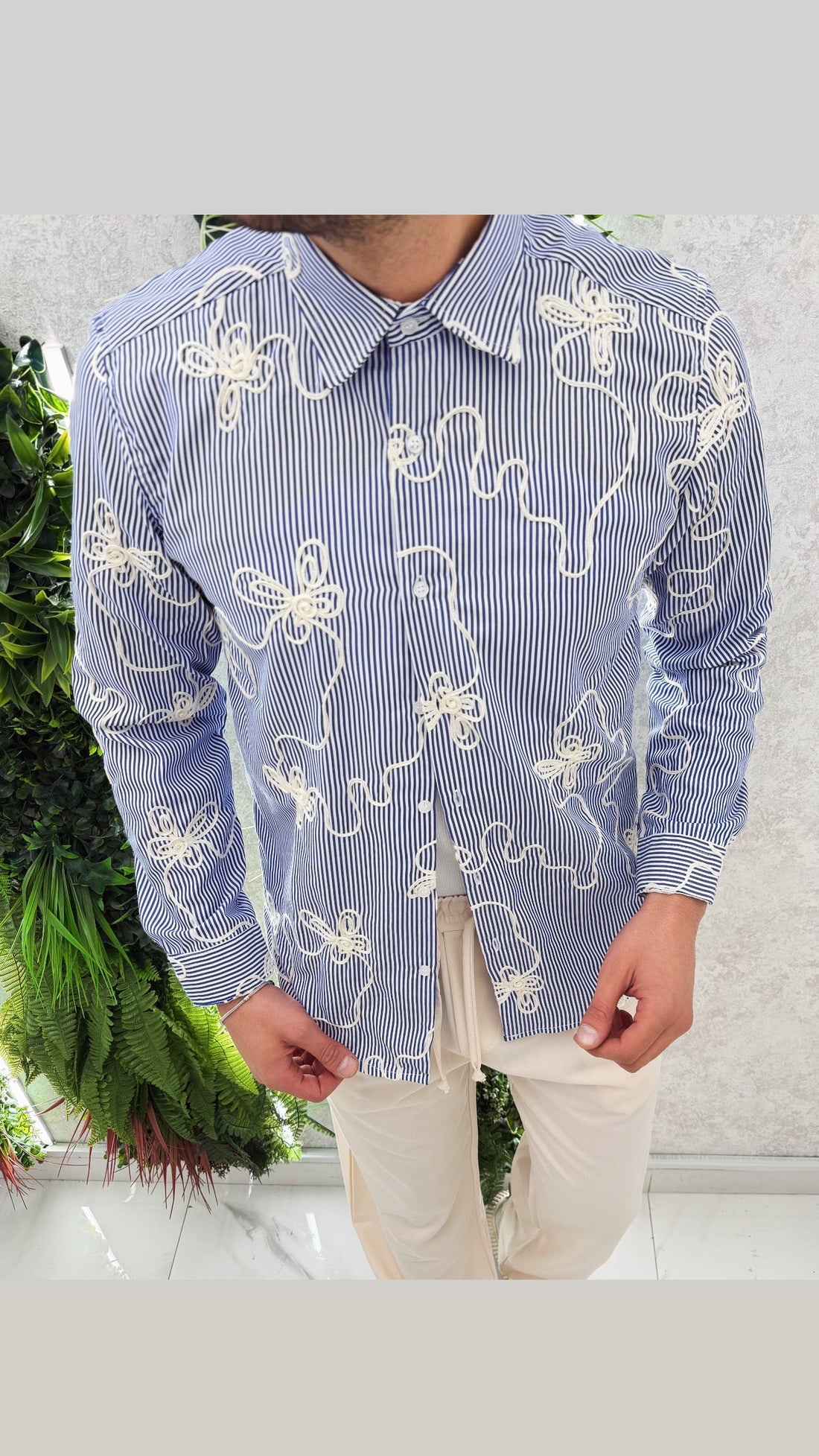Camicia Ricamata Follow