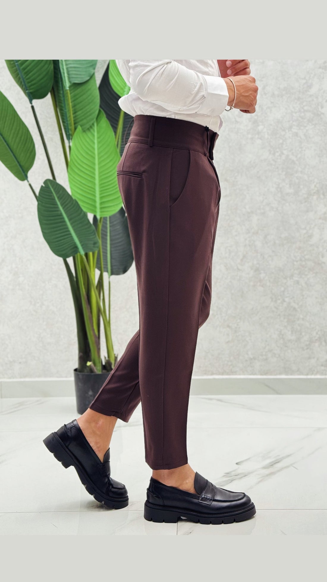 Pantalone vita alta Elegant