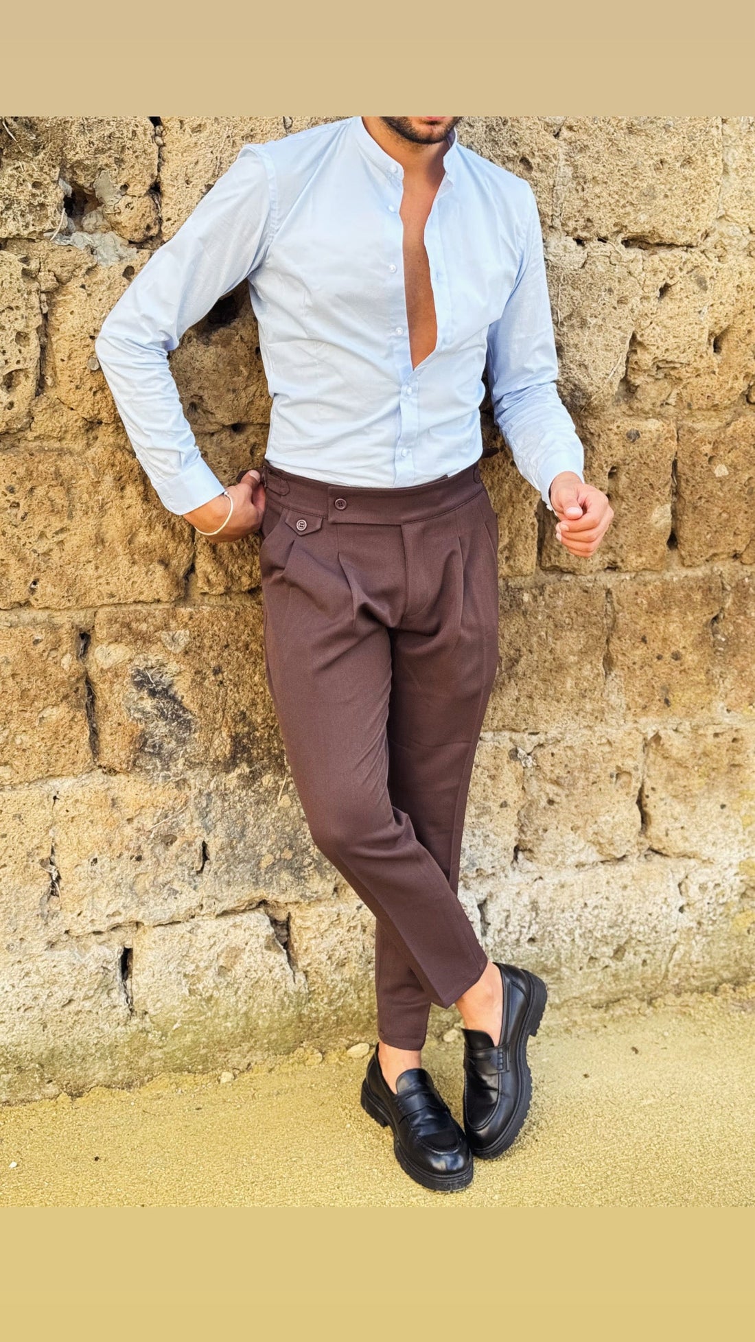 Pantalone Sartoriale Doppia Clip