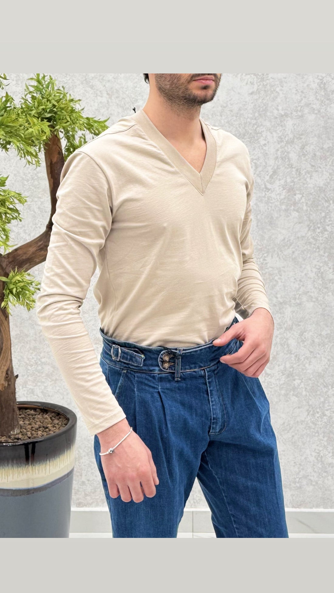 Maglia Manica Lunga V