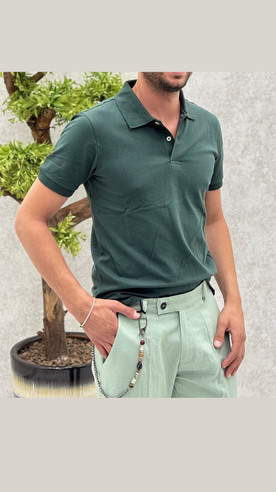 Polo Plissé
