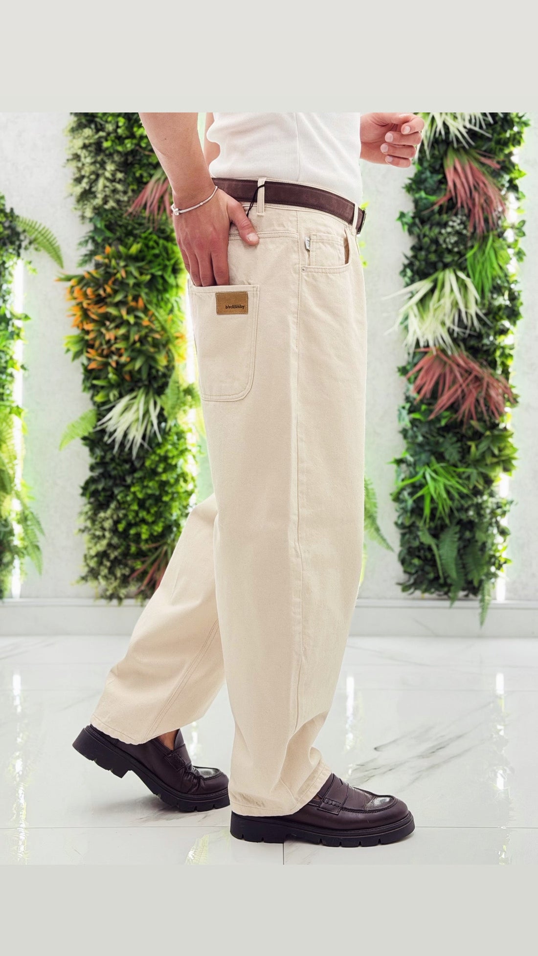 Jeans Ivory Balloon*
