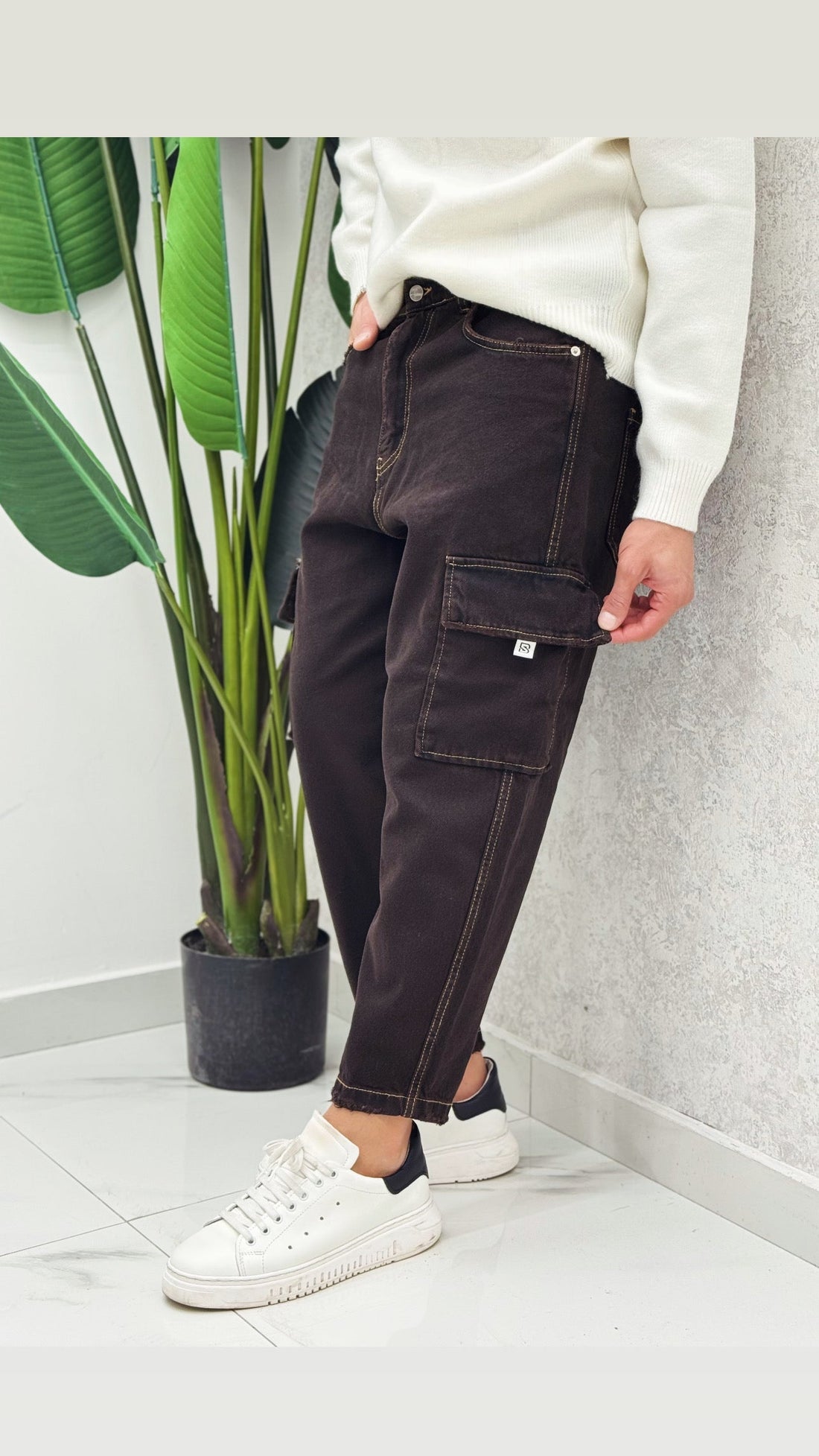 Jeans Cargo B Fantasia